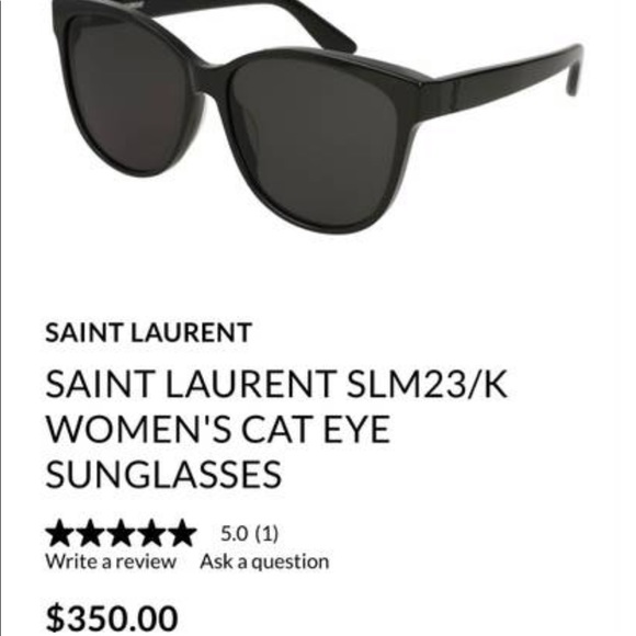 NEW - YSL sunglasses $185 - Picture 4 of 15